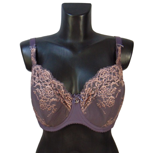 Бюстгальтер із тонким поролоном 85G бузковий Lanny mode 11679, фото 1