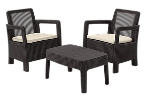 Комплект садових меблів Keter Tarifa Balcony, коричневий