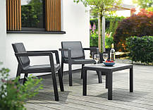 Набір меблів Keter Emily Balcony set з подушками, графіт, фото 5