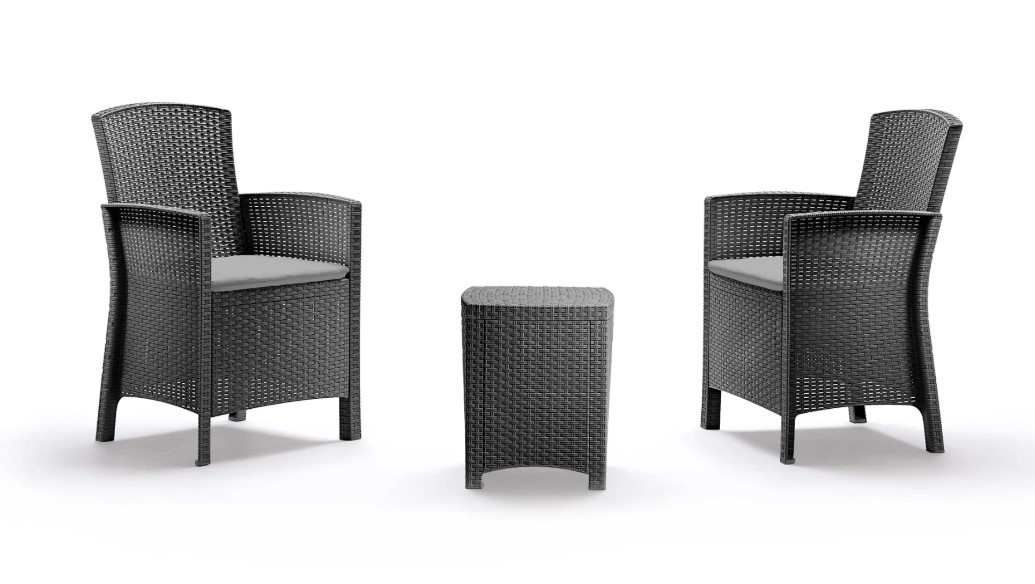 Набір садових меблів BICA Lido terrace, графіт