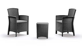 Набір садових меблів BICA Lido terrace, графіт