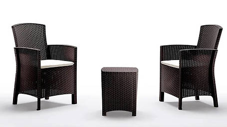 Набір садових меблів BICA Lido terrace, коричневий, фото 1