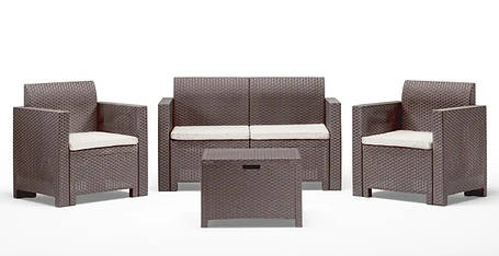 Набір садових меблів BICA Nebraska 2, сіро-бежевий, фото 1