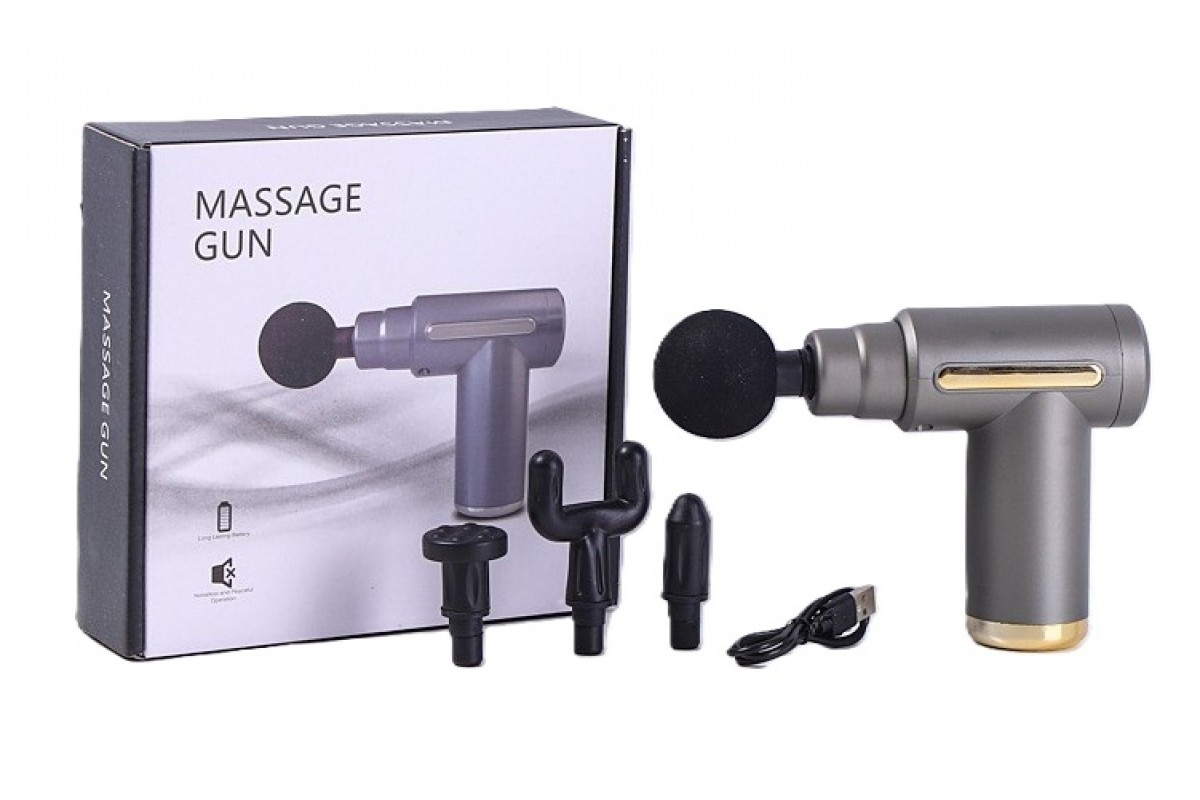 Перкусійний ударний масажер Fascial Gun (RF-723X) iC227, фото 1