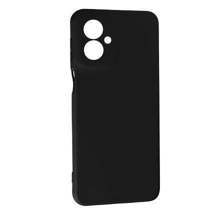 Силіконовий чохол Case SMTT (AA) для Motorola G55 Black, фото 1