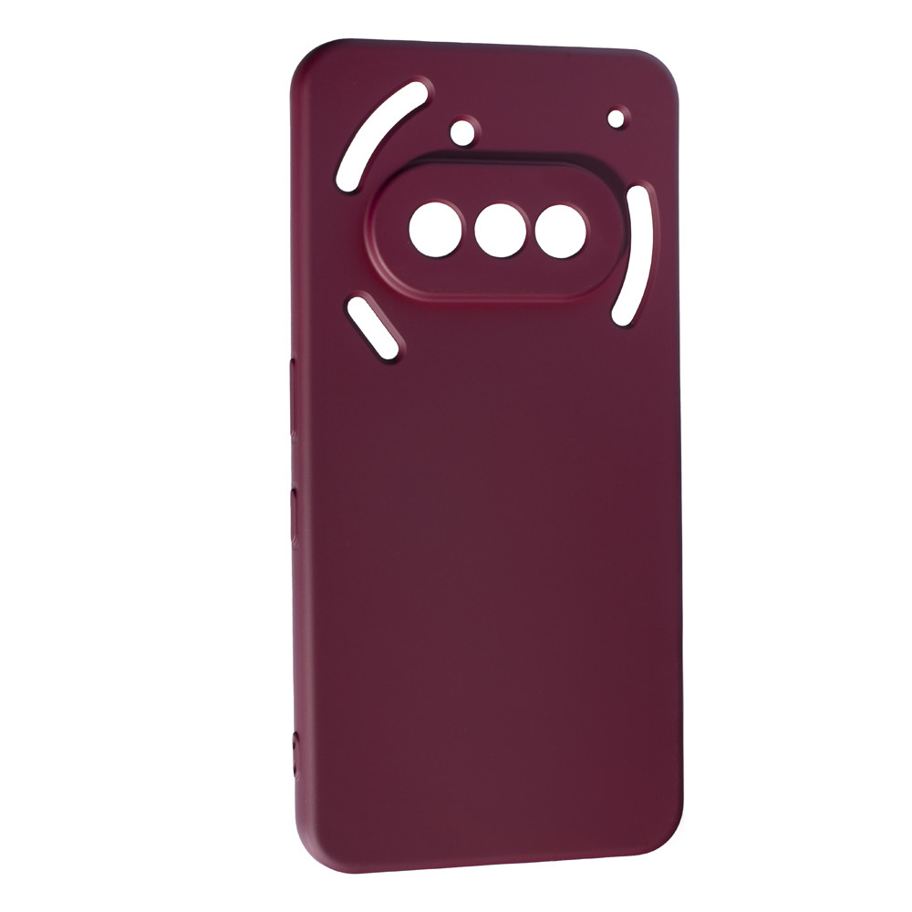 Силіконовий чохол Case SMTT (AA) для Nothing Phone 3A Bordo