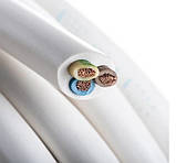 Кабель провід ПВС 3х1.0 мідний багатожильний Одеса ГОСТ (бухта 100м), фото 3