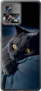 Чохол на Motorola Edge 30 Fusion 5G Димчастий кіт "825u-3198-851", фото 1