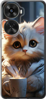 Чохол на Huawei nova 12 SE /  nova 11 SE Білий кіт "5646u-3730-851", фото 1