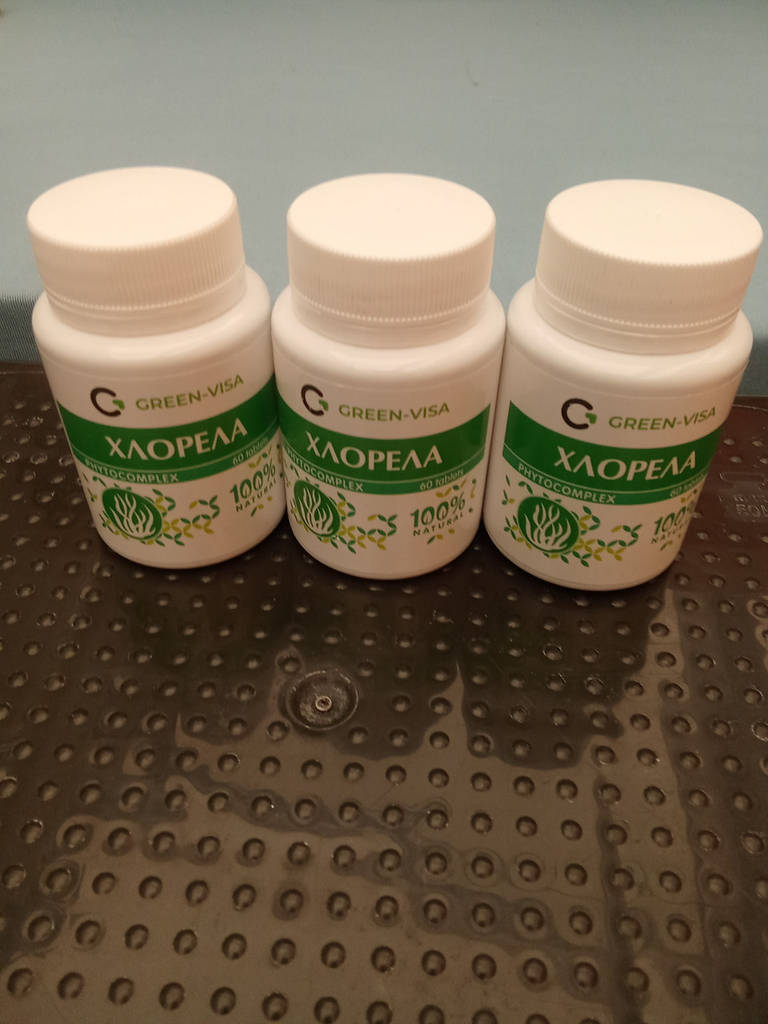 Хлорелла Грін Віза 300 мг 60 капсул - фото покупців 1