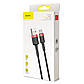 USB кабель із роз'ємом Type-C Baseus Cafule (2A, 3m) Black-Red, фото 10