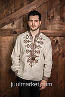 Мужская вышиванка Казацкая меланж
