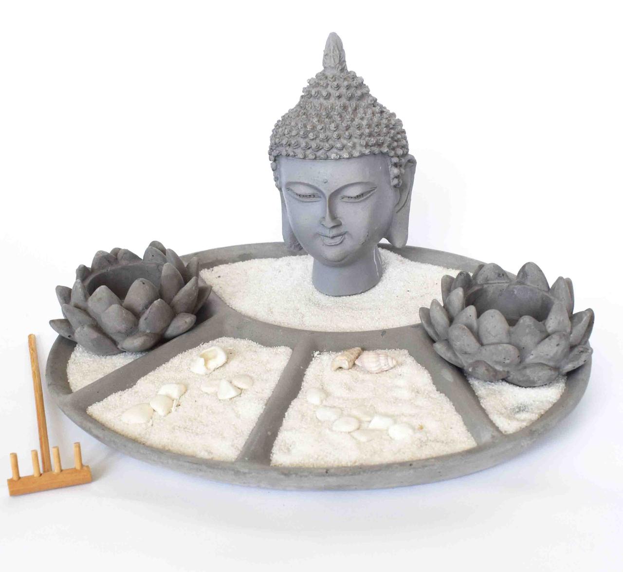 Сад каміння настільний "Дзен Будда і лотоси"