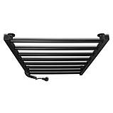 Рушникосушка електрична Flyme White EF 800L (терморегулятор, таймер) ліве підключення, фото 6