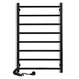 Рушникосушка електрична Flyme White EF 800L (терморегулятор, таймер) ліве підключення, фото 4