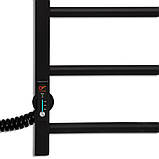 Рушникосушка електрична Flyme White EF 800L (терморегулятор, таймер) ліве підключення, фото 7