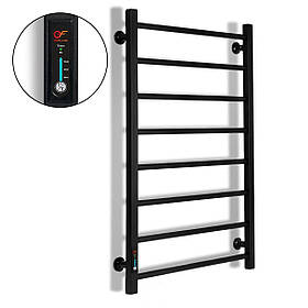 Рушникосушка електрична Flyme White EF 800L (терморегулятор, таймер) ліве підключення