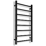 Рушникосушка електрична Flyme White EF 800L (терморегулятор, таймер) ліве підключення, фото 2