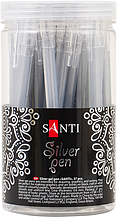 Ручка гелева Santi 0.6 мм Срібло