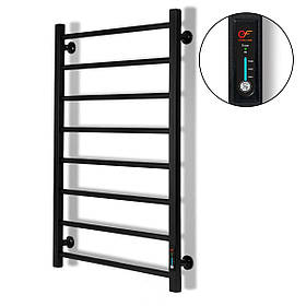 Електрична рушникосушка Flyme EF Alfa 800 R (терморегулятор + таймер) колір чорний / права