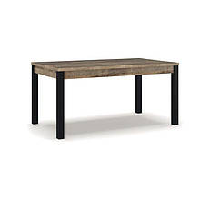 Стіл кухонний обідній з ДСП Емілі Дуб колоніальний/Чорний Мебель Сервіс