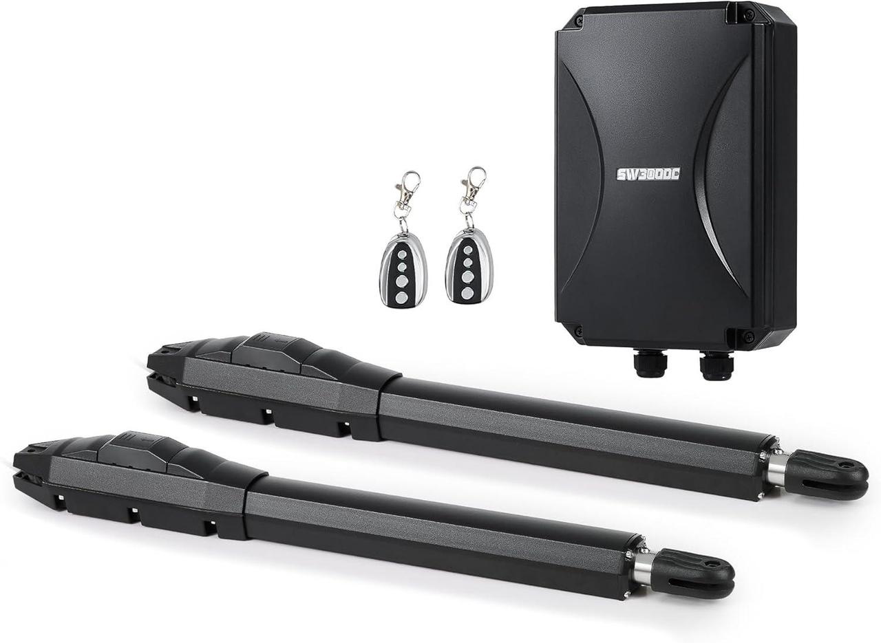 Автоматика для розпашних воріт GE SW300 комплект, вага стулки 300кг, дистанційне керування