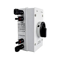 Ручний вимикач DC1000-GL, 1000V, 20A, 1St, IP66, Grey