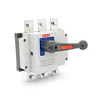 Ручний вимикач/роз'єднувач/рубильник CHINT NH40-630/3P, 380V, 630A, стандартна рукоятка