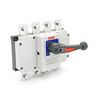 Ручний вимикач/роз'єднувач/рубильник CHINT NH40-630/4P, 380V, 400A, стандартна рукоятка