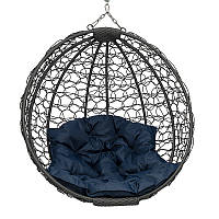 Підвісне крісло-кокон "Gloria" без стійки чорний до 150 кг.