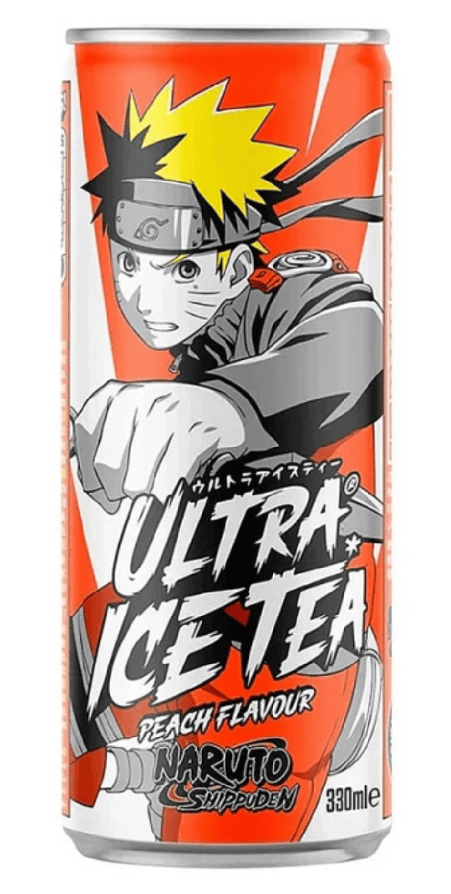 Холодний чай Ultra Ice Tea Naruto Peach 330 мл, фото 1