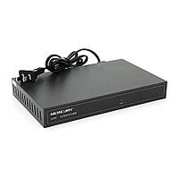 Комутатор POE 48V Mercury S109P 8 портів POE + 1 порт Ethernet (Uplink) 10/100 Мбіт/сек, БП в комплекті, BOX Q200 (285*223*68)