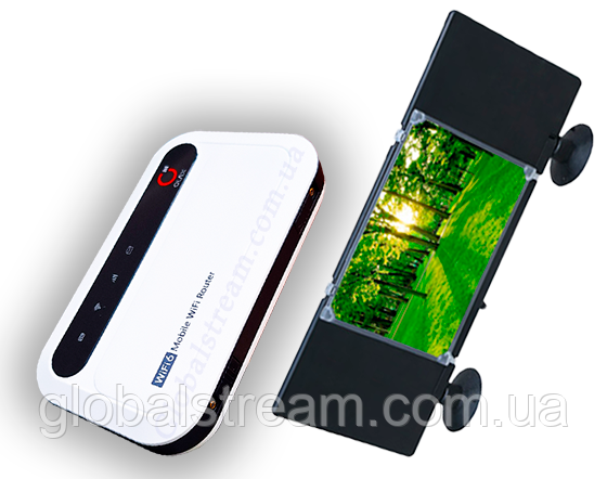 4G Wi-Fi Роутер Olax MF985 з акумулятором 3000 mAh + антена MIMO 2 × 12dbi (KS, VD, Life)