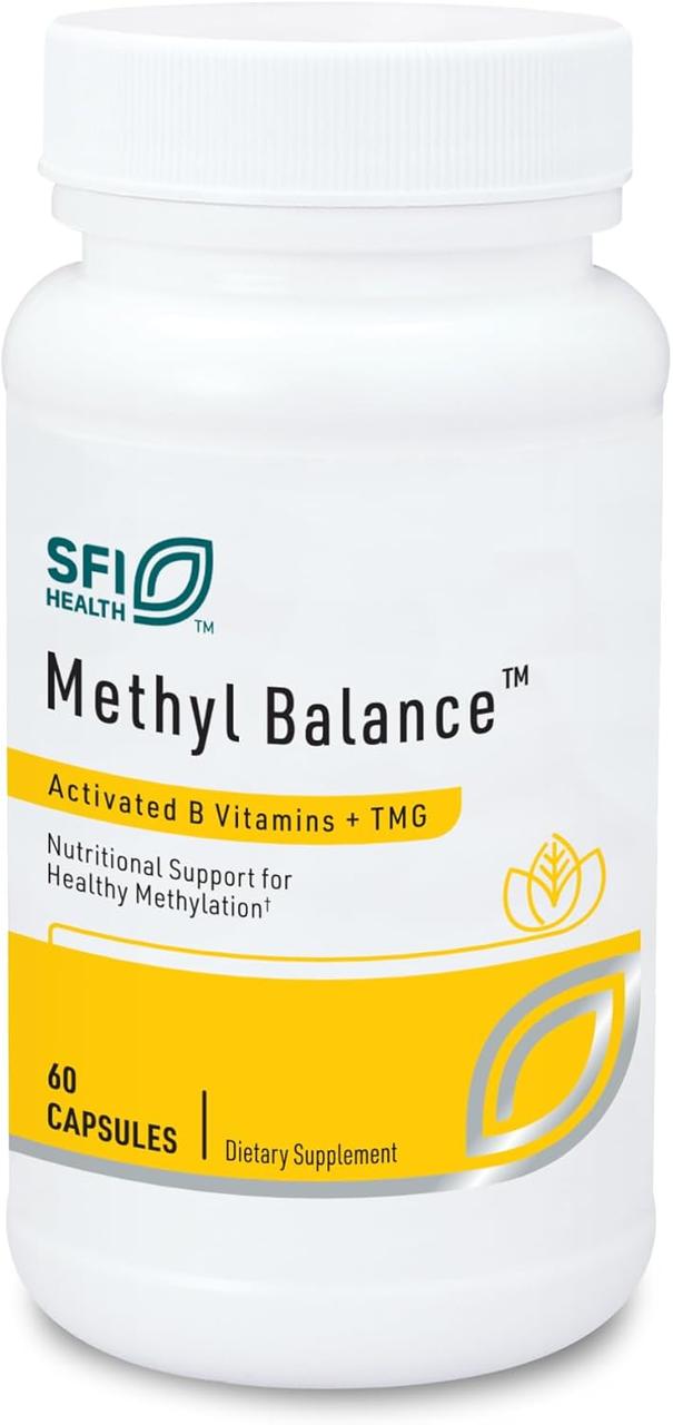 Klaire Methyl Balance / Метил Баланс активні форми вітамінів групи Б + ТМГ 60 капсул