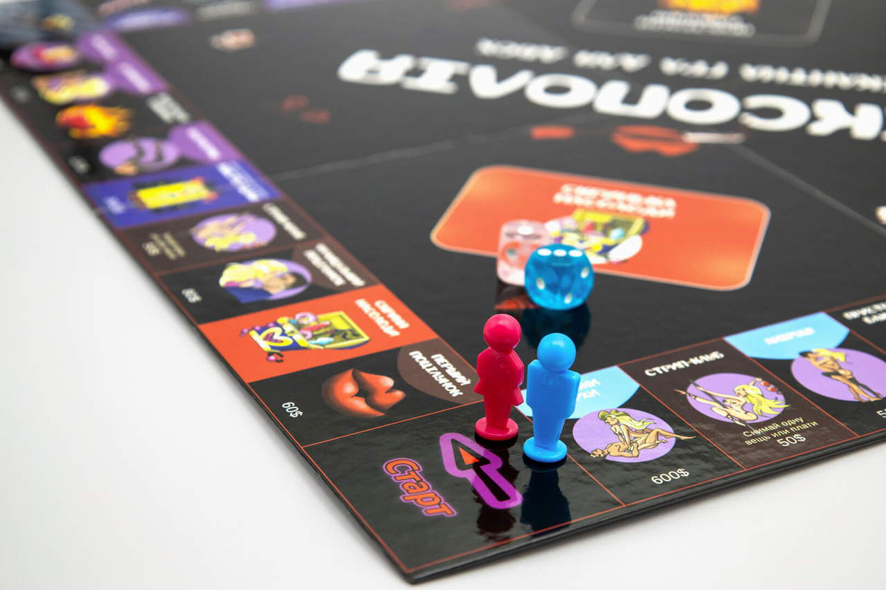 Сексополія - пікантна настільна гра (18+), "монополія" для дорослих, укр. видання