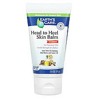 Earth's Care, Head to Heel, бальзам для шкіри, без запаху, 71 г (2,5 унції) оригінал