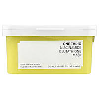 One Thing, Маска з ніацинамідом і глутатіоном, 30 шт., 310 мл (10,48 рідк. Унції)