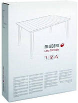 Стіл для саду пластиковий Keter Lima 160, бежевий, фото 3