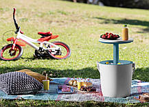 Стіл - бар пластиковий Keter Go Bar, кремовий, фото 5