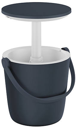 Стіл - бар пластиковий Keter Go Bar, сірий, фото 1