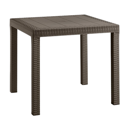 Стіл для саду пластиковий BICA Dallas, коричневий, фото 1