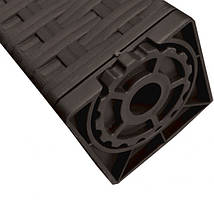 Стіл для саду пластиковий BICA Dallas, коричневий, фото 4