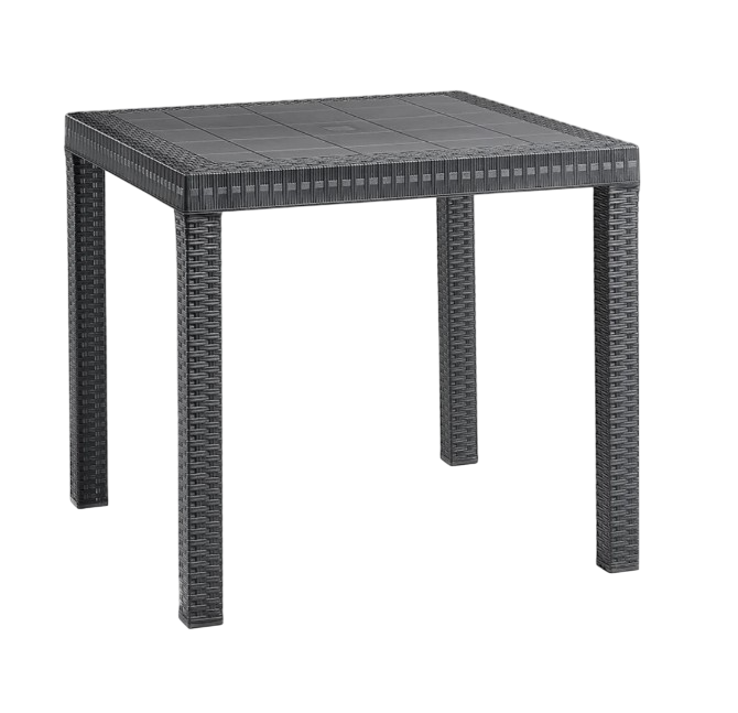 Стіл для саду пластиковий BICA Dallas, графіт