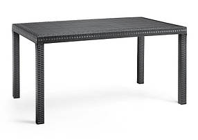 Стіл для саду пластиковий BICA Houston, графіт