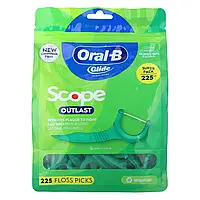 Oral-B, Glide, набори для зубної нитки, Scope Outlast, 225 шт. оригінал