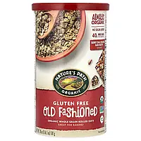 Nature's Path, Органічні вівсяні пластівці з цільного зерна, без глютену, по старінню, 510 г (18 унцій) оригінал