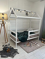 Ліжко будиночок TERRY трансформер 160*80 см (бук) біле