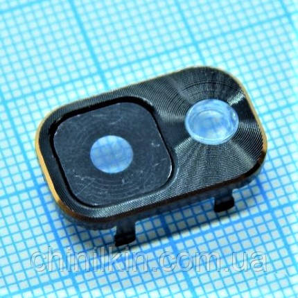 Скло камери для Samsung Note 3/N900 /N9000/N9005/N9006 Black Gold, фото 1