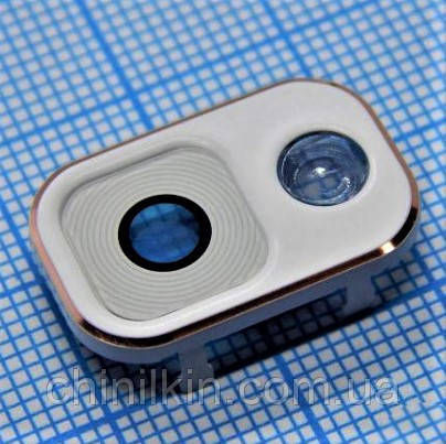 Скло камери для Samsung Note 3/N900 /N9000/N9005/N9006 White Gold, фото 1