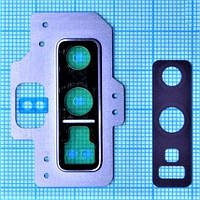 Скло камери для Samsung Note 9/N960 з рамкою Purpule